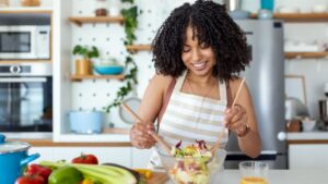 alimentação da mulher