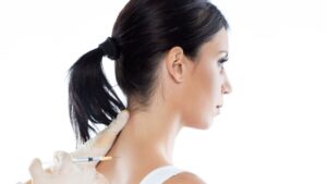 paciente realizando a terapia neural