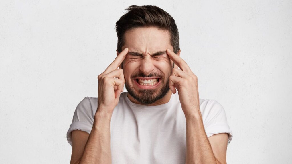 Prevenção da dor de cabeça na testa