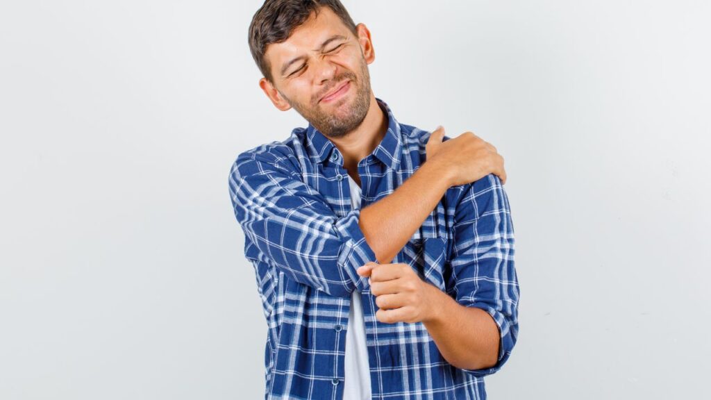 Prevenção de dor no ombro direito