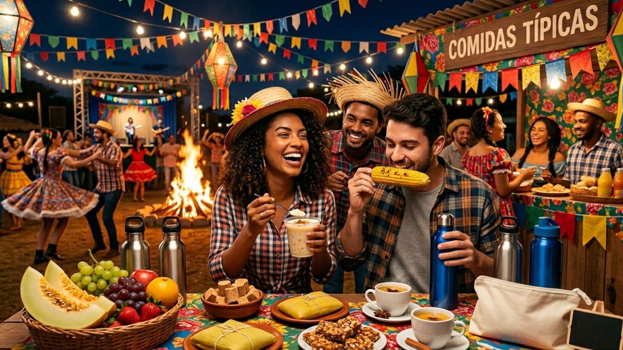 Festa junina com saúde