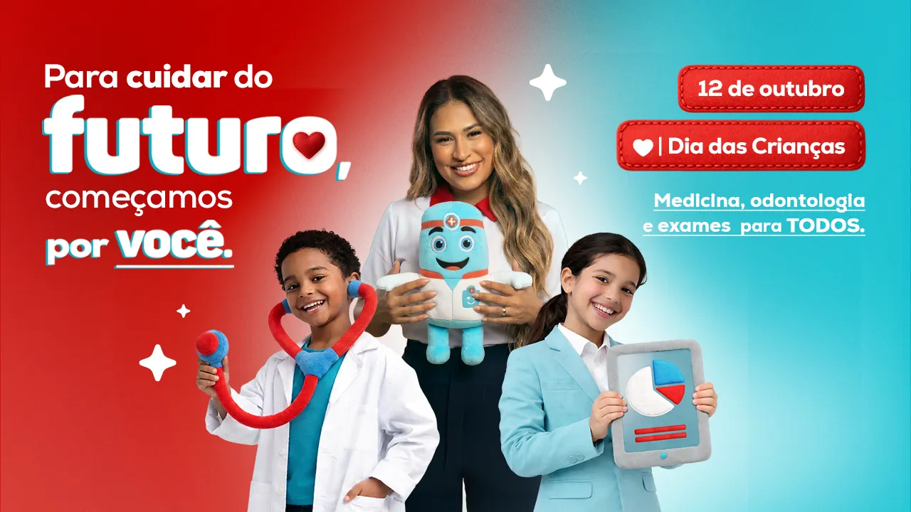 Combo Dia das Crianças AmorSaúde: consultas pediátricas e exames com preço acessível